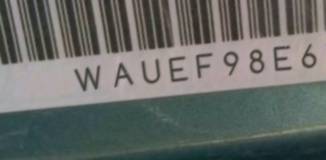 VIN prefix WAUEF98E67A0
