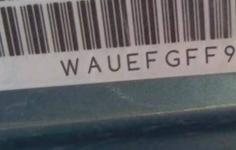 VIN prefix WAUEFGFF9F11