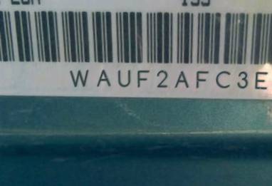 VIN prefix WAUF2AFC3EN1