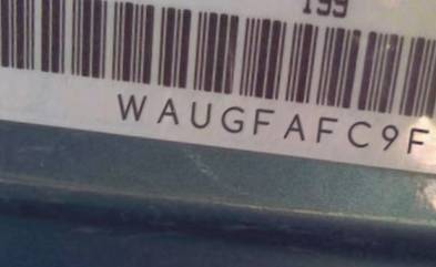 VIN prefix WAUGFAFC9FN0
