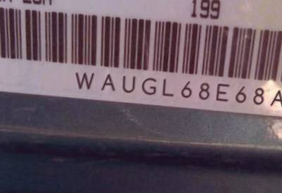 VIN prefix WAUGL68E68A0