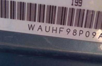 VIN prefix WAUHF98P09A1