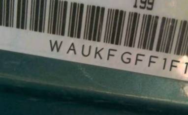 VIN prefix WAUKFGFF1F11