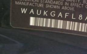 VIN prefix WAUKGAFL8AA1