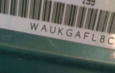 VIN prefix WAUKGAFL8CA1