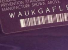 VIN prefix WAUKGAFL9CA0