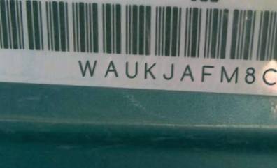 VIN prefix WAUKJAFM8CA1