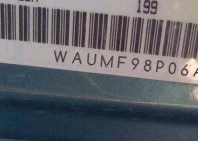 VIN prefix WAUMF98P06A1