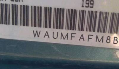 VIN prefix WAUMFAFM8BA0