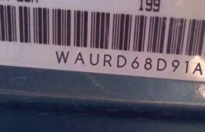 VIN prefix WAURD68D91A0