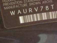 VIN prefix WAURV78T38A0