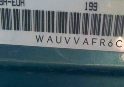 VIN prefix WAUVVAFR6CA0