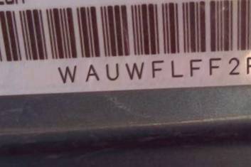 VIN prefix WAUWFLFF2F10