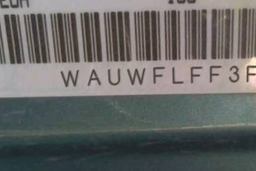 VIN prefix WAUWFLFF3F10