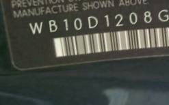 VIN prefix WB10D1208GZ6