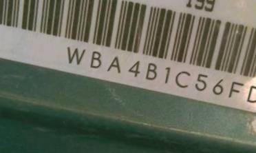 VIN prefix WBA4B1C56FD4