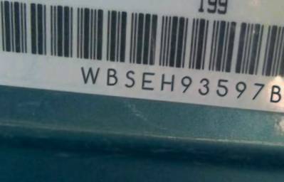 VIN prefix WBSEH93597B7