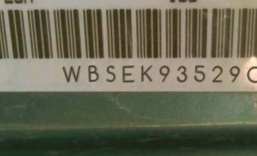 VIN prefix WBSEK93529CY