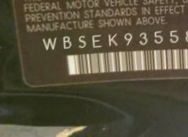 VIN prefix WBSEK93558CY