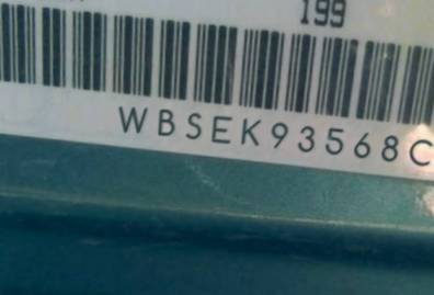 VIN prefix WBSEK93568CY