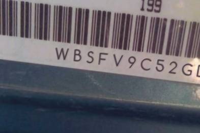 VIN prefix WBSFV9C52GD5