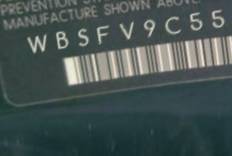 VIN prefix WBSFV9C55DC7