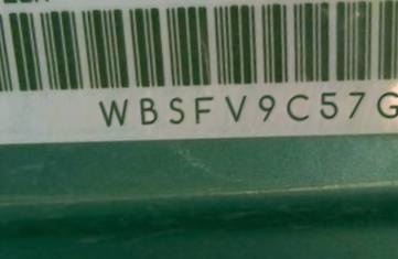 VIN prefix WBSFV9C57GD5