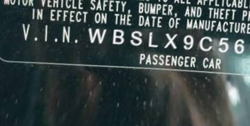 VIN prefix WBSLX9C56ED1
