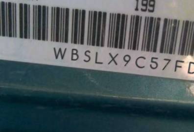 VIN prefix WBSLX9C57FD1