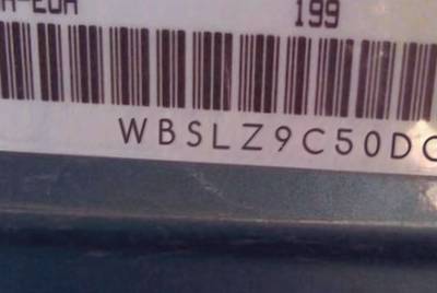 VIN prefix WBSLZ9C50DC9