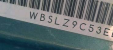 VIN prefix WBSLZ9C53EDZ