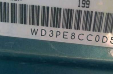 VIN prefix WD3PE8CC0D58