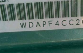 VIN prefix WDAPF4CC2C95