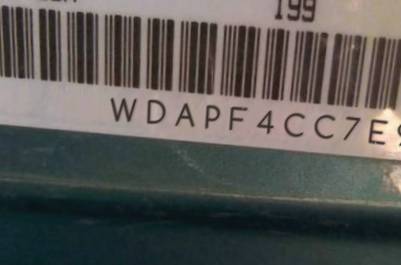 VIN prefix WDAPF4CC7E95