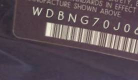 VIN prefix WDBNG70J06A4