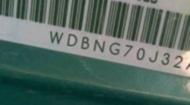 VIN prefix WDBNG70J32A3