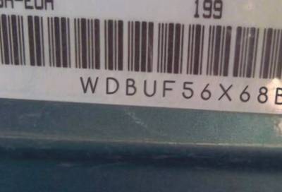 VIN prefix WDBUF56X68B2