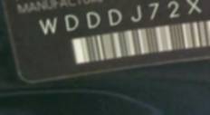 VIN prefix WDDDJ72X17A1