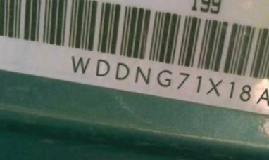 VIN prefix WDDNG71X18A2