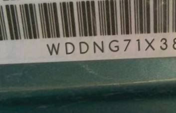 VIN prefix WDDNG71X38A2