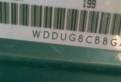 VIN prefix WDDUG8CB8GA2