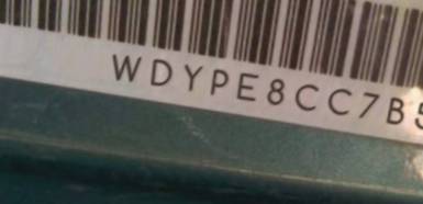 VIN prefix WDYPE8CC7B55