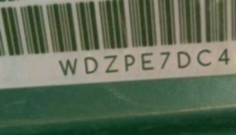 VIN prefix WDZPE7DC4FP1