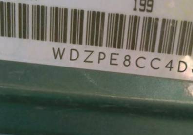 VIN prefix WDZPE8CC4D57