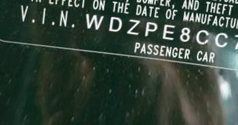 VIN prefix WDZPE8CC7E59
