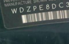 VIN prefix WDZPE8DC3E58