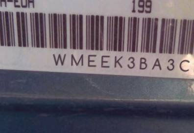 VIN prefix WMEEK3BA3CK5