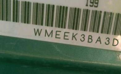 VIN prefix WMEEK3BA3DK5