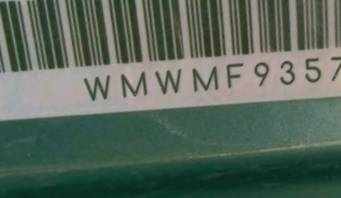 VIN prefix WMWMF93579TF