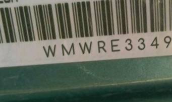 VIN prefix WMWRE33492TD